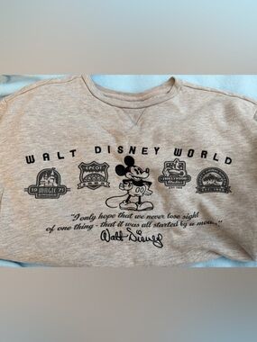 Walt Disney World Mickey park icons sweatshirt